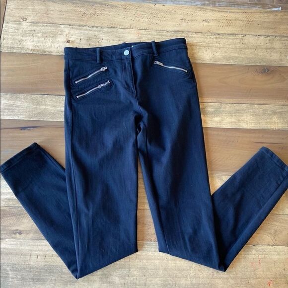 Black GAP modern stretch skinny jeans size 6L - Picture 1 of 5